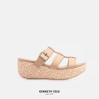 ราคา KENNETH COLE รองเท้าส้นตึกผู้หญิง รุ่น PEPEASPADRILLE BUCKLE สีน้ำตาล WED RSRLS2071UO 292 (15554369667)