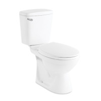 ราคา karat สุขภัณฑ์สองชิ้น 4 8 ลิตร พร้อมฝารองนั่งแบบกันกระแทก เคิร์ฟ มือบิดด้านหน้า K 22946X S WK สีขาว (9377803640)