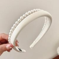 ราคา Korean Wide brimmed Rhinestone Pearl Headband Fashion Elegant Advanced Hair Band (19738166774)