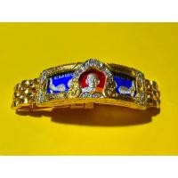 ราคา หัวเลส รุ่นชนะจน 65 หลวงพ่อพัฒน์ ลงยาแดง เนื้อพ่นทรายเงิน ลงยาน้ำเงิน 4 บาท แท้100 พร้อมซุ้ม สายงานชุบทองแท้ไมครอน เลขโคต 188 ยาว 8 นิ้ว (20566339185)