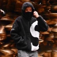 ราคา เสื้อแจ็คเก็ตขนแกะสำหรับทั้งหญิงและชายมีฮู้ด Supreme1S โลโก้20FW หน้าทิศเหนือเสื้อแจ็คเก็ตรุ่นที่ถูกต้อง (20228127134)