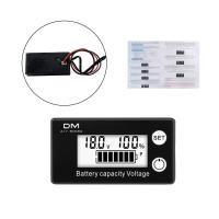 ราคา pcbfun สินค้าใหม่มาแรง DM6133A DC8 100V สองสายดิจิตอลโวลต์มิเตอร์แสดงแรงดันไฟฟ้านาฬิกาแบบมีสายฟังก์ชั่นปลุกอุณหภูมิไม่กันน้ำตัวบ่งชี้เปอร์เซ็นต์แรงดันแบตเตอรี (19424298576)