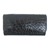 ราคา กระเป๋าสตางค์หนังจระเข้ แบบสามพับยาว สำหรับผู้หญิง สีเลือกได้ หนังจระเข้แท้ ลายเกิดเองตามธรรมชาติ หนังแท้ 100 (19631898657)