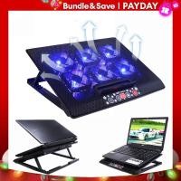 ราคา ฐานพัดลมโน้ตบุ๊กอลูมิเนียมโน้ตบุ๊คคูลเลอร์แบบเงียบ5V LED 6พัดลมแล็ปท็อปพัดลมโน๊ตบุ๊คพอร์ต Usb สำหรับ Hp 15 17 15 6 (20362095074)