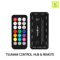 ราคา Tsunami Protector Series Control Hub Remote Control X1 สึนามิ กล่องคุมไฟ พัดลม กล่องคุมไฟพัดลม FANHUB FAN กล่องพัดลม (21002123560)