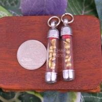 ราคา ตะกรุดแร่เหล็กไหล ขนาดจิ๋ว วัชรธาตุ สุริยันราชา ทองปลาไหล (16980976316)