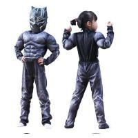 ราคา KD24 ชุดเด็ก ชุดแบล็กแพนเธอร์ แบล็กแพนเธอร์ ฮีโร่ มาร์เวล อเวนเจอร์ Dress for Black Panther Suit Marvel SuperHero Avenger Team Costume Party Movie Cosplay Fancy Outfit (2811786332)