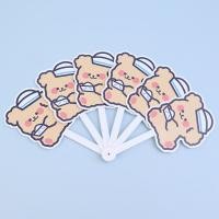 ราคา พัดลมมือถือพลาสติกรูปการ์ตูนหมีกระต่ายน่ารักแบบพกพา Kipas Angin Kecil พัดลมแบบพับได้ขนาดเล็กนักเรียนฤดูร้อนกลางแจ้งพัดลมสุดเท่ (18538961344)