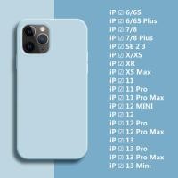 ราคา HOHO เคสสำหรับไอโฟน เคสซิลิโคน ใช้สำหรับ iPhone 6 6S 7 8 Plus SE X XR XS Max 11 12 13 14 Pro Max 14 Plus 12 13 Mini TPU liquid silicone case เคสซิริโคนกำมะหยี่ เคส เคสมือถือซิลิโคนเหลว (18852903176)