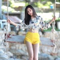 ราคา SpinnyHouse สายเดี่ยวไขว้หลัง ผูกเองได้จ้า นางแบบใส่ในค้าจริง ผ้าเรย่อนเนื้อดีมากกก รุ่น กางเกงไหมพรม 104 (12532727409)