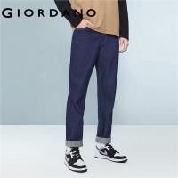 ราคา Giordanoผู้ชาย กางเกงขายาวผ้าเดนิมขายาวปานกลางลายวินเทจผ้าฝ้าย Free Shipping 18112075 (16179401732)