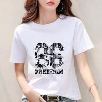 ราคา เสื้อยืดสาวอวบเสื้อยืดผู้หญิง สื้อยืดคอกลม เสื้อยืดผญสวยๆ เสื้อยึดผู้ญิง เสื้อยืดพิมพ์ลาย เสื้อยืดเซกซี่ เสื้อยึดแฟชั่น เสื้อยืดสีขาวแขนสั้นหญิง ๆ ธรรมดา เสื้อแฟชั่นผญ2022 เสื้อและผ้ายืด (14121933806)