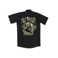 ราคา West Coast Choppers WCC HELL RAISERS WORKSHIRTเสื้อเชิ๊ต แขนสั้น สินค้านำเข้า จาก USA (16475251027)