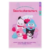 ราคา แฟ้มใส่เอกสาร 3 ช่อง ลาย Sanrio Characters Purple mx Sanrio Characters (16484920320)