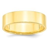 ราคา TANITTgems แหวนเกลี้ยงหน้าตัดตรง ตัวเรือนทองขัดเงา หน้ากว้าง6มม (1392028371)