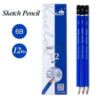 ราคา Kuelox 1100 Sketch ดินสอ H 2H HB B 2B 3B 4B 5B 6B 7B 8B EE สีดำ สีฟ้าปากกาถ่านภาพวาดดินสอเครื่องเขียน (14603095366)