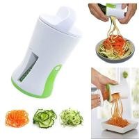 ราคา 1 pc Spiral Funnel Vegetable Grater ABS Stainless Steel Carrot Cucumber Slicer Chopper Vegetable Spiral Blade Cutter (19422086666)