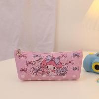 ราคา กระเป๋าใส่ดินสอหนัง PU ญี่ปุ่นกันน้ำและกันสิ่งสกปรกนักเรียนหญิงซินนามอนสุนัขความจุขนาดใหญ่ที่เก็บเครื่องเขียนดินสอและกระเป๋าตกแต่ง (17877618271)