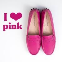 ราคา Forever Shoes Simply The Best in Shocking รองเท้าหนังแท้สีชมพูบานเย็น (20024760405)