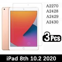 ราคา แพ็คมี3ชิ้น กระจกนิรภัยสำหรับ Apple iPad 2 3 4 5 6 7 8 9 10 9 7 10 2 5th 4th 6th 8th 9th ตัวป้องกันหน้าจอรุ่น10th (21169977561)