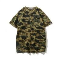 ราคา BAPE ผู้ชายเสื้อยืดแฟชั่นเสื้อลำลอง Tees เสื้อยืดเสื้อผ้า (510484820)