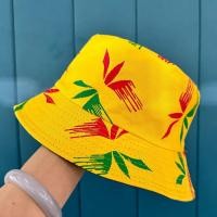 ราคา 05 H17 หมวก Bucket ปีกกว้าง ใส่ได้ 2 ด้าน หมวกฮิปปี้ หมวกแฟชั่นหลากสีสัน (20966632395)