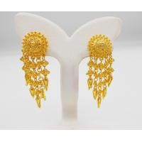 ราคา Thai Jewelry ต่างหู ห้อยระย้า ลายไทย งานชุบทองไมครอน หุ้มทอง 100 เครื่องประดับทองชุบ ทองหุ้ม ทองชุบ แฟชั่น ผู้หญิง ทองเยาวราช สำหรับชุดไทย (1543766250)