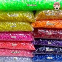 ราคา ลูกปัด ลูกปัดเมล็ดข้าวสาร ลูกปัดทรงรี ลูกปัดยาว แบบใส 1000 กรัม (11875016756)