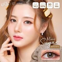 ราคา คอนแทคเลนส์ คิตตี้ คาวาอิ Mini Sugar Brown (16841156754)