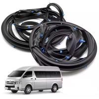 ราคา ยางขอบประตูหน้า รถตู้ ไฮเอซ คอมมิวเตอร์ Toyota Commuter Hiace ปี 2005 2018 2เส้น ยางขอบประตู โตโยต้า Zofast Autopart (17437835719)