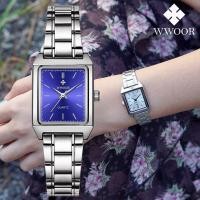 ราคา WWOORผู้หญิงนาฬิกากันน้ำใหม่ล่าสุดเดิมแฟชั่นนาฬิกาข้อมือลำลองสำหรับผู้หญิงพร้อมกล่องฟรี 8850G (4392988246)