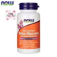 ราคา เสริมภูมิคุ้มกัน กลูแคน NOW Foods Extra Strength Beta Glucans with ImmunEnhancer 250mg 60 Veg Capsules (7826842333)