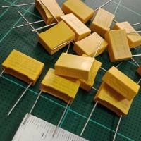 ราคา 0 1UF 275V 104 100NF คาปาซิเตอร์ แพ็ค50ตัว 104PF สีเหลือง MKP ยี่ห้อTC ของใหม่คุณภาพเต็ม ขาห่าง15มิล 100nJ 275VAC 100nJ 275V 100nJ275VAC 100nJ275V 104PF 275VAC 104PF 275V 0 1UF 275VAC 0 1UF 275Vx2 100