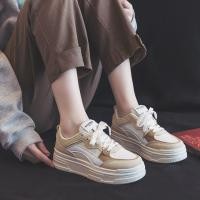 ราคา Kiyayai รองเท้าลำลองเย็บแฟชั่น รองเท้าสตรีผูกเชือกหนา พื้นหนา รองเท้ากีฬาสตรีสไตล์เกาหลี (21286003443)