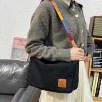 ราคา Modelhouses ผู้หญิงแฟชั่นผ้าใบ C Rossbody กระเป๋าความจุขนาดใหญ่กระเป๋า Messenger ที่มีสีสันปรับสายรัดกระเป๋าสะพายกระเป๋าวินเทจ (16620504845)