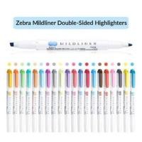 ราคา Zebra mildliner I ปากกาไฮไลท์ข้อความแยกขายด้ามเดี่ยวมีให้เลือก 20 สี (19158591169)