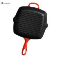 ราคา ฝรั่งเศส Le Creuset กระทะเหล็กหล่อเคลือบอีนาเมล 26ซม กระทะอบทรงสี่เหลี่ยม (21177847054)