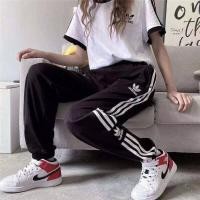 ราคา Adidas กางเกงวอร์มสำหรับผู้หญิงและผู้ชายกางเกงขายาวลำลองทรงหลวมกางเกงกีฬาวิ่ง (11200530657)