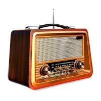 ราคา Retro Portable Radio Wireless Bluetooth Speaker Stereo AM FM Radio Receiver Player USB TF AUX MP3 Classic Style (20532965091)