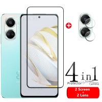 ราคา BLKNAIM 4IN1กระจกนิรภัยสำหรับ Huawei Nova Y70 NOVA 9SE NOVA 8I ฟิล์มป้องกันหน้าจอโทรศัพท์มือถือฟิล์มติดเลนส์กล้องหูฟังฟิล์มป้องกันเลนส์กระจกนิรภัย9H (16787189844)