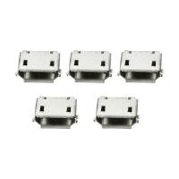 ราคา 50Pcs Micro USB Type B Female 5Pin SMT Socket Jack Connector Port PCB Board (20131116378)