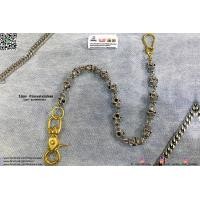 ราคา โซ่กระเป๋า กะโหลก หัวล็อคทองเหลือง Class1 โซ่เลส เลสโซ่ โซ่ห้อยกางเกง โซ่คล้องกับกางเกง โซ่ห้อย allacc (18447067306)