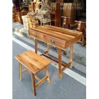 ราคา โต๊ะไม้สัก โต๊ะลิ้นชัก โต๊ะกาแฟ (17333482386)