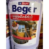 ราคา BegerDrite Wood Preservative เบเยอร์ไดร้ท์ Beger น้ำยากันปลวก ทาไม้ สูตรน้ำมัน ถังใหญ่ 13 ลิตร ยากันปลวก (18328798341)