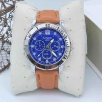 ราคา นาฬิกาCasio สายหนัง นาฬิกาข้อมือคาสิโอ้ ผู้ชายผู้หญิง สายหนัง กันน้ำ หน้าปัดดีไซน์ขีด ขนาด 40 mm แถมฟรีกล่องCasio (20859626148)