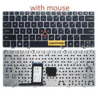 ราคา US English Keyboard For HP EliteBook 2560 2560p 2570 2570P Laptop Silver with Mouse (20315525606)