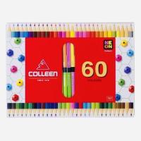 ราคา สีไม้คอลีน Colleen สีคลอลีน สีคอลลีน 2 หัว 12 24 36 48 60 สี รุ่น 787 ดินสอสีไม้คลอลีน ดินสอสี US Station (19801393166)