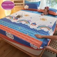 ราคา XINLANYASHE ผ้าปูที่นอนผ้าลื่น ผ้าปูที่นอนสีพื้น ผ้าปูที่นอน แบบชิ้นเดียว ผ้าคลุมเตียงกำมะหยี่ ผ้าคลุมเตียงกำมะหยี่ปะการัง ผ้าคลุมเตียงกันลื่น ผ้าปูที่นอนลายการ์ตูนสีสวย (17235896651)