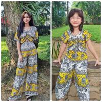 ราคา ชุดเซทคู่แม่ลูกลายช้างลายเหมือนชุดน่ารักมากๆๆๆ (19976558084)