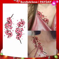 ราคา สติกเกอร์รอยสักชั่วคราวแบบติดทนนาน15วันสติกเกอร์ลายดอกไม้สีไม่สะท้อนแสงสติกเกอร์รอยสักปลอมสำหรับสาวๆไหล่ข้างแขน (21170558061)